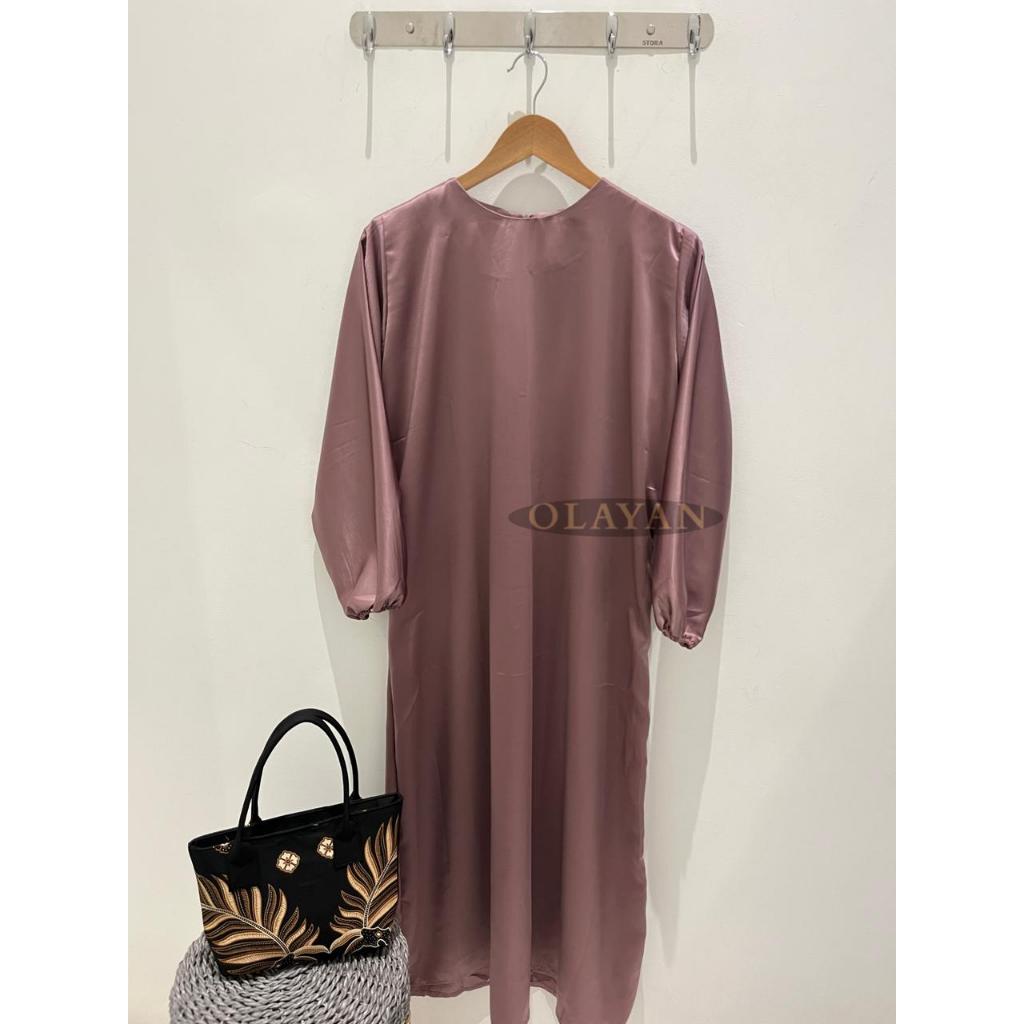 gamis inner polos maxmara lengan panjang
