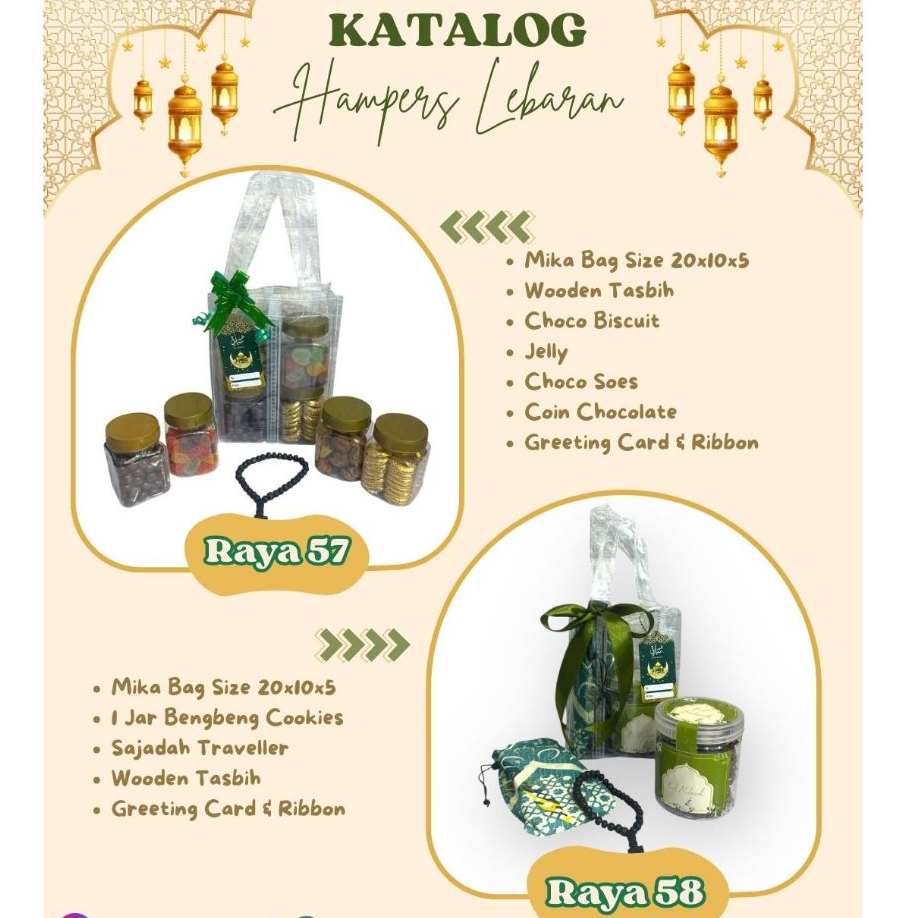 

HAMPERS RAYA57 Dan RAYA 58/ PARCEL LEBARAN / HAMPERS LEBARAN / PARCEL HAMPERS LEBARAN / PARCEL IDUL FITRI
