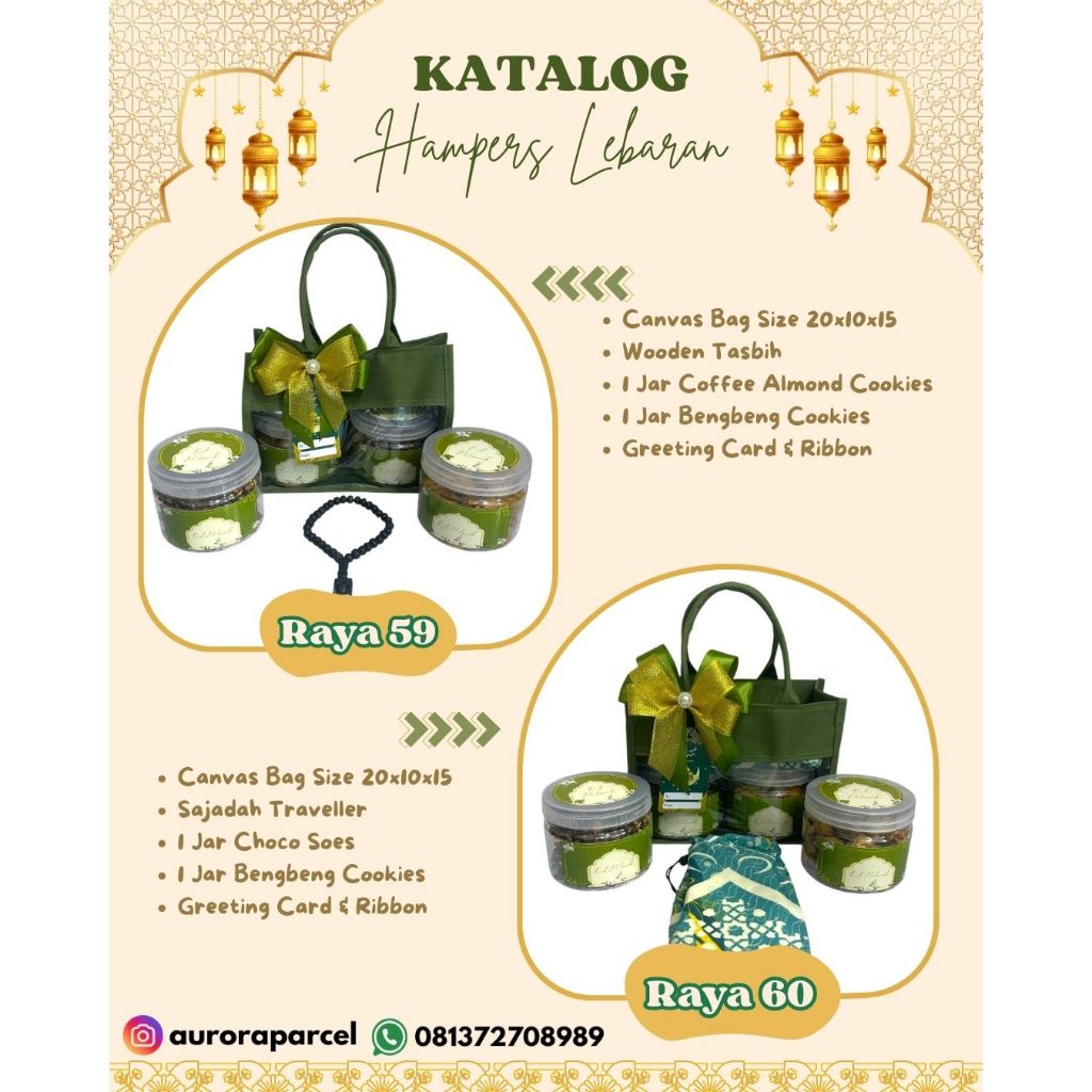

HAMPERS RAYA59 Dan RAYA 60/ PARCEL LEBARAN / HAMPERS LEBARAN / PARCEL HAMPERS LEBARAN / PARCEL IDUL FITRI