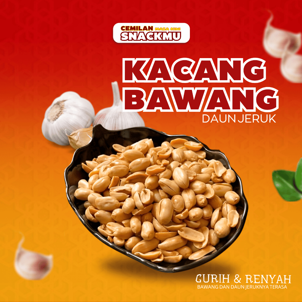 

KACANG BAWANG GORENG 1KG / Kacang bawang gurih / kacang lebaran idul fitri