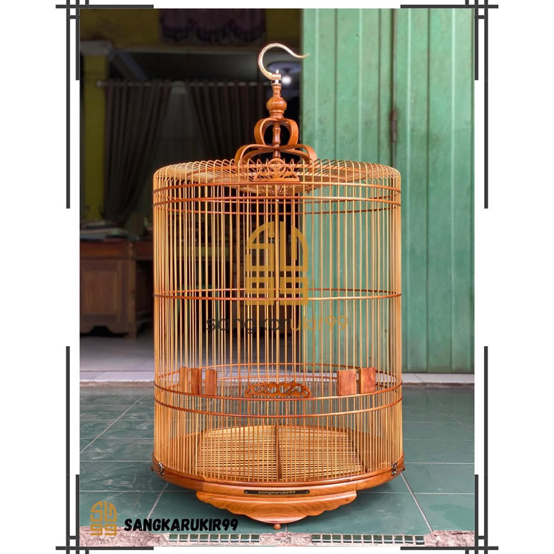 Sangkar murai, sangkar kayu jati