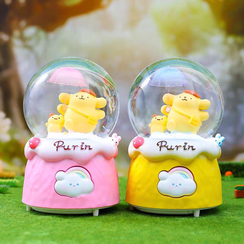 KOTAK MUSIK / SNOWBALL SANRIO POMPURIN / BOLA SALJU / BOLA KRISTAL POMPURIN / MUSIC BOX POMPURIN
