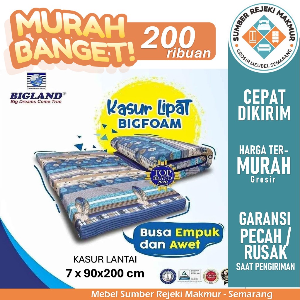 Bigland Kasur Lipat Bigfoam Sumber Rejeki Makmur SRM