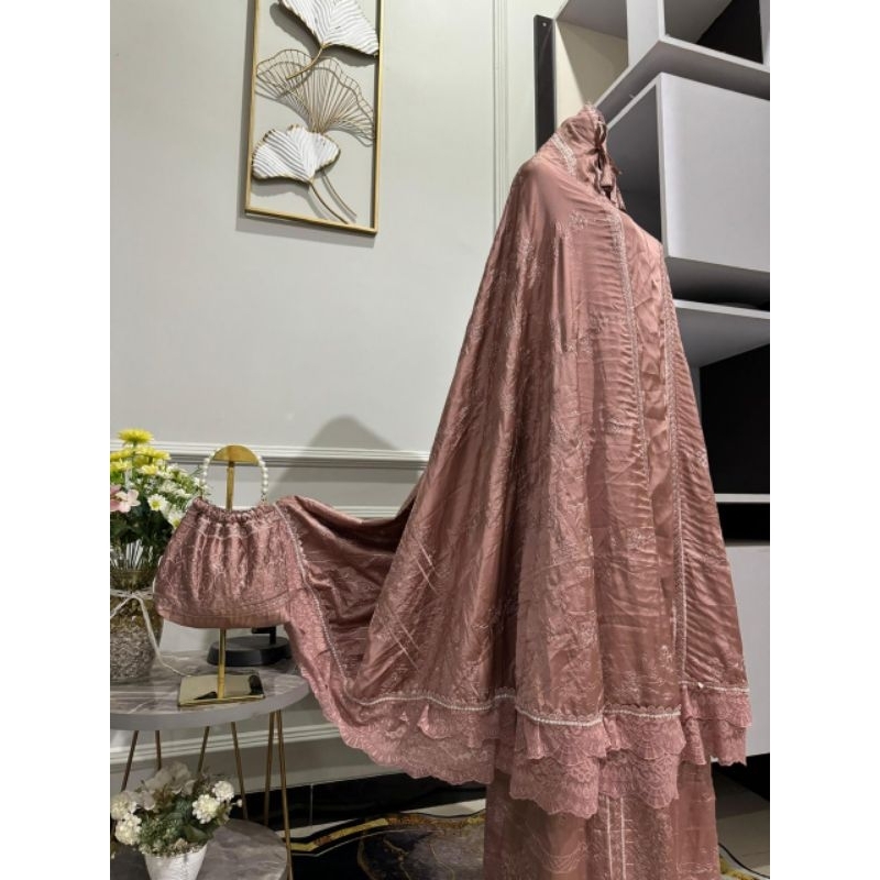 MUKENA SILK ARMANI BORDIR