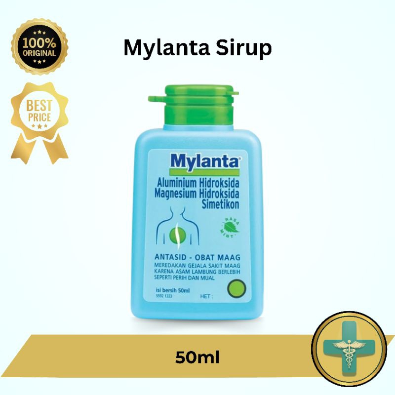 

Mylanta Sirup 50 ml – Obat Maag & Asam Lambung, Redakan Nyeri Perut, Kembung & Mual
