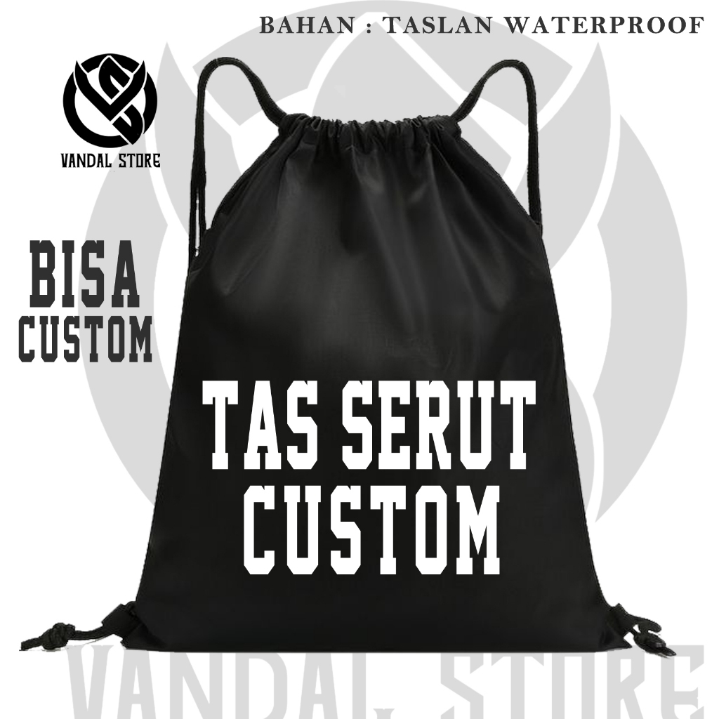 [COD] Tas Serut Tas Futsal Custom Anti Air