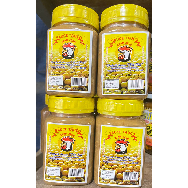 

Tauco cap ayam jago produk asli singkawang 400gr
