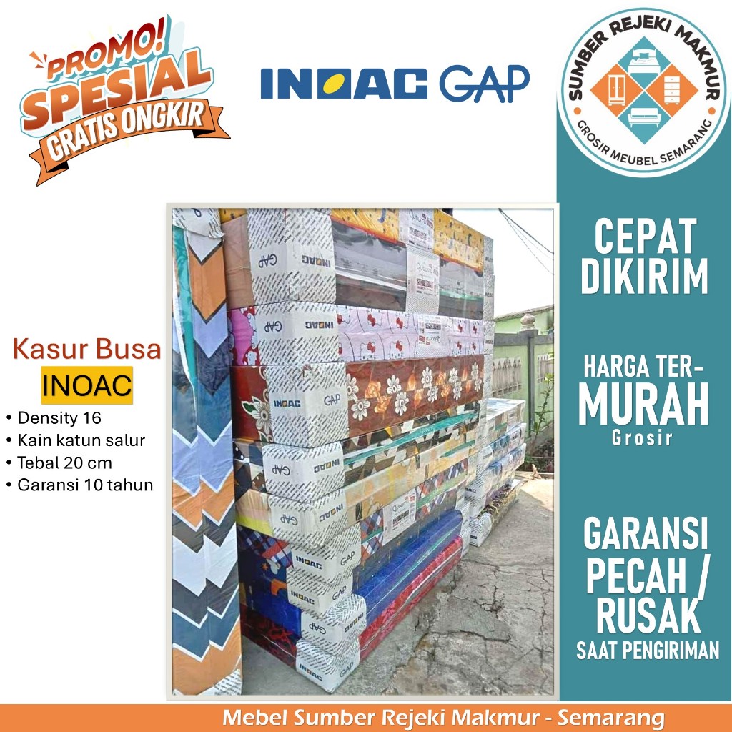 Kasur Busa INOAC murah awet GAP Semarang Sumber Rejeki Makmur SRM