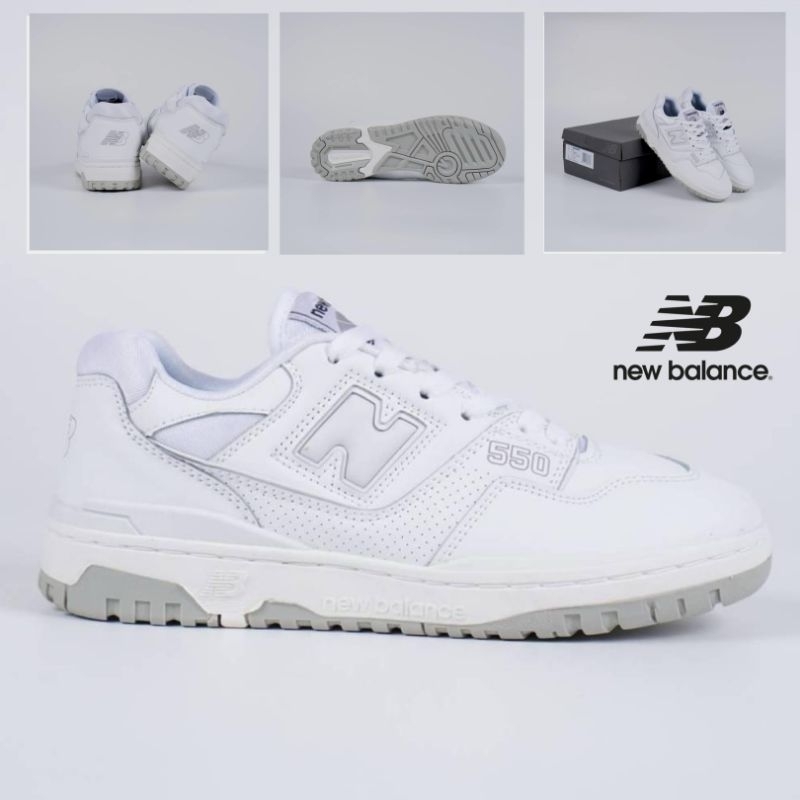 sepatu new balance 550 white gray