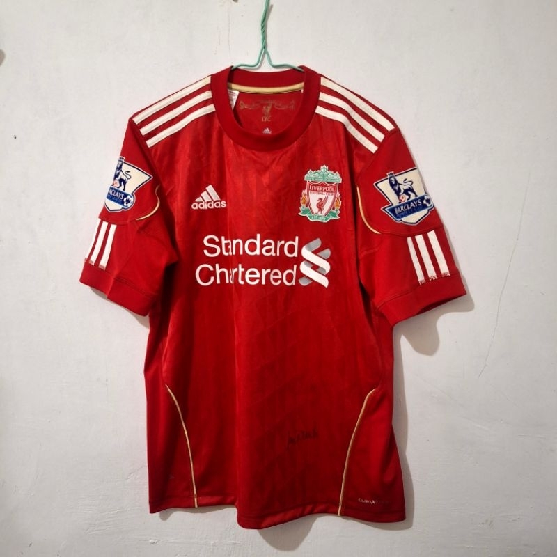 liverpool 2010/2012 original jersey signed by IAN RUSH