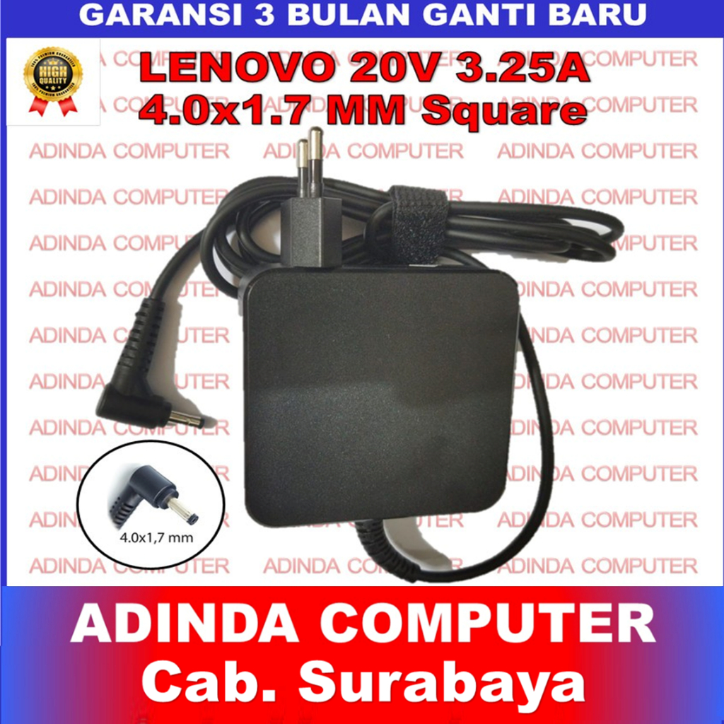 Adaptor Charger Lenovo ThinkPad SL400 SL410 SL500 SL510 Series With Jack