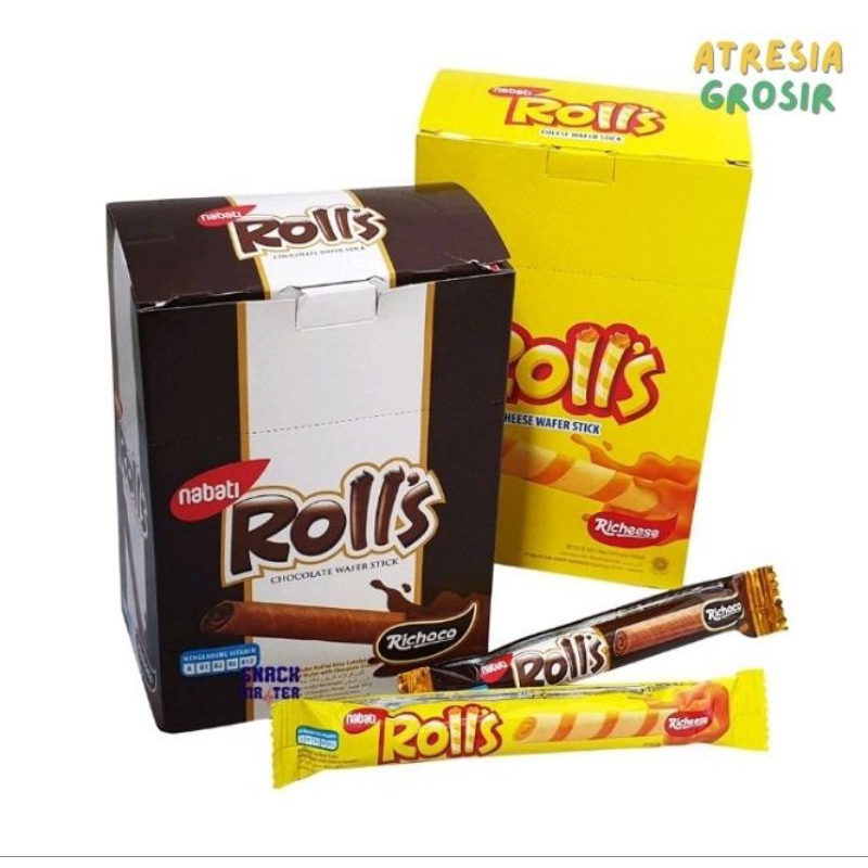 

Nabati Rolls 1 Pak Isi 20x8gr