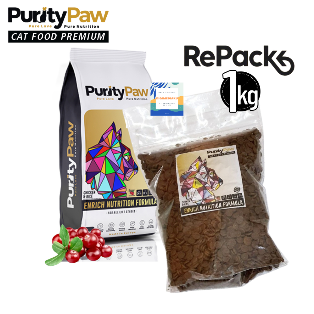 Livvicstore Purity Paw 5 Kg Super Premium Cat Food Freshpack All Life Stages Made In Europe Cat Dry