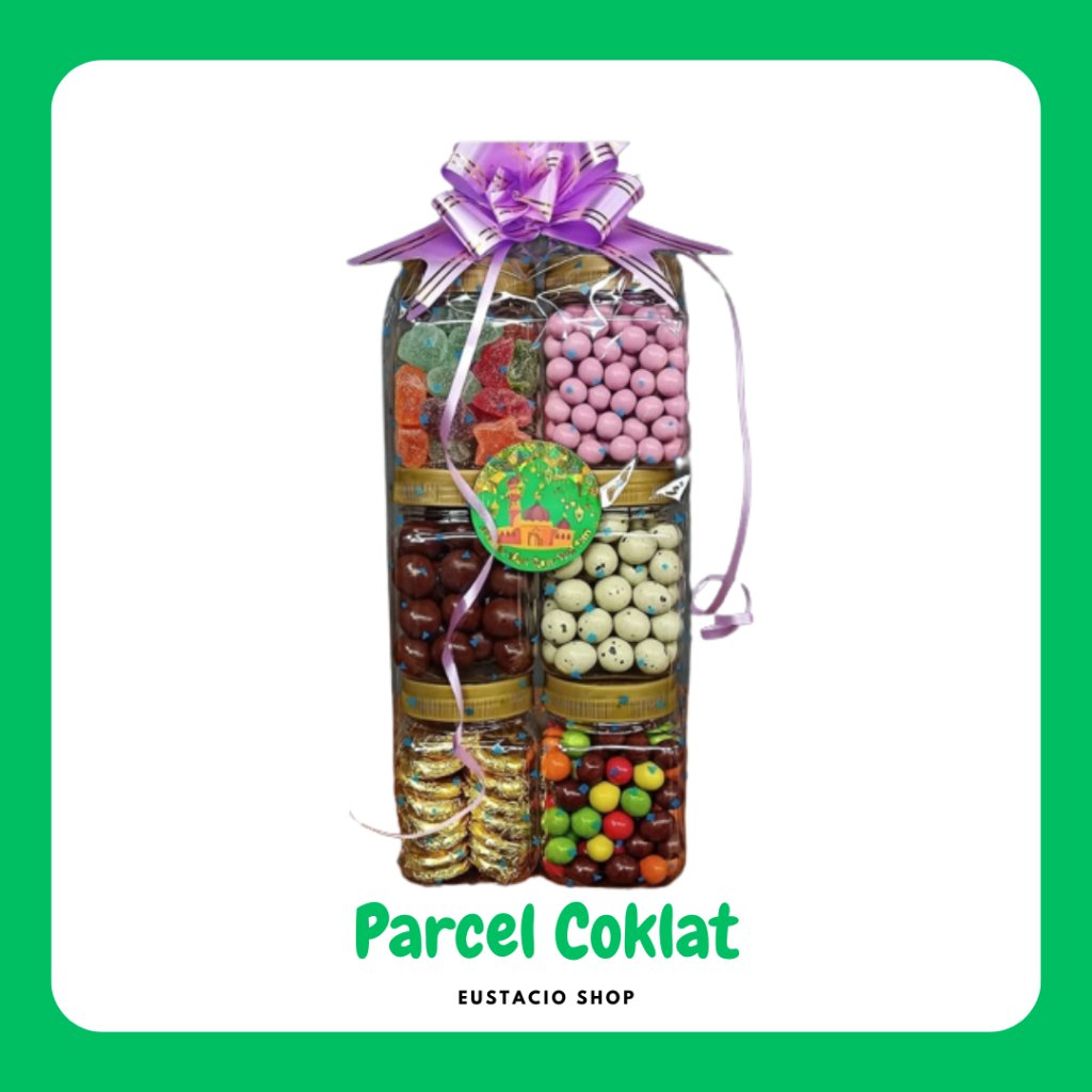 

Hampers Cokelat Premium Murah Parcel Lebaran Lagie 6 susun Mini Toples