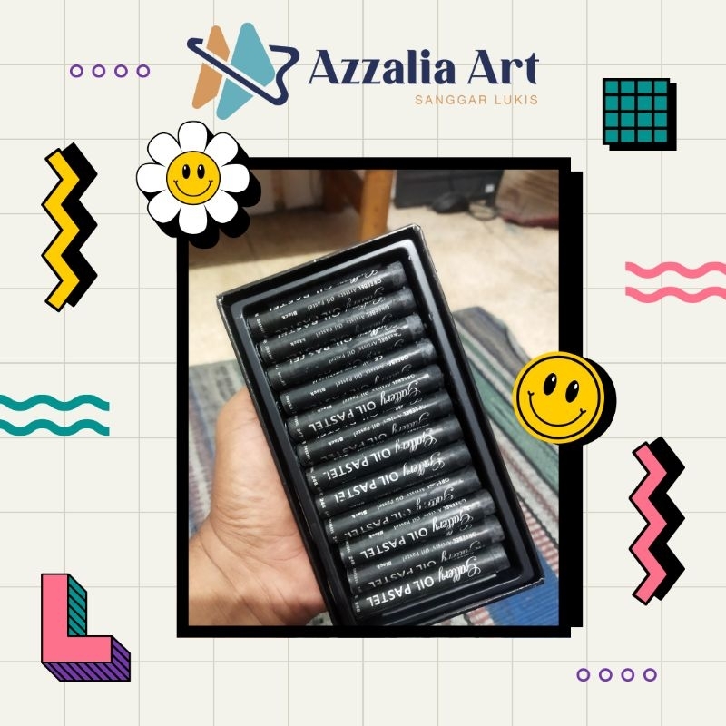 

Crayon Greebel Artist Hitam 12 pc