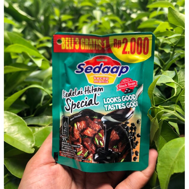 

SEDAAP KECAP MANIS 77gr / KECAP SEDAAP SPECIAL KEDELAI HITAM