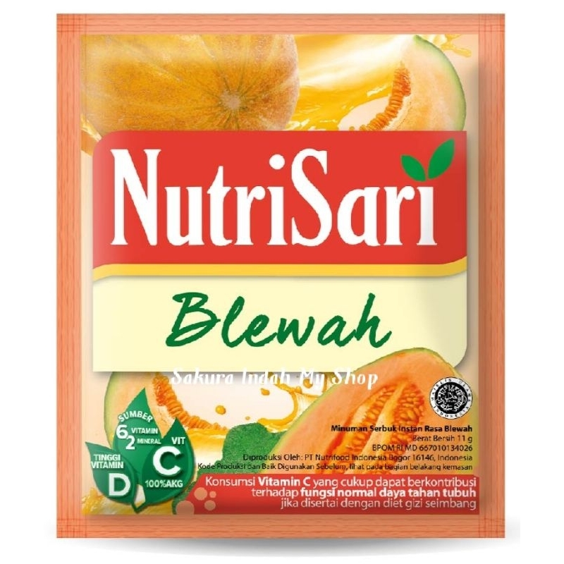 

Nutrisari Minuman Serbuk Segar Renceng ( dapat 10 pics )