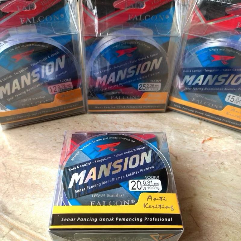 senar falcon mansion ukuran komplit