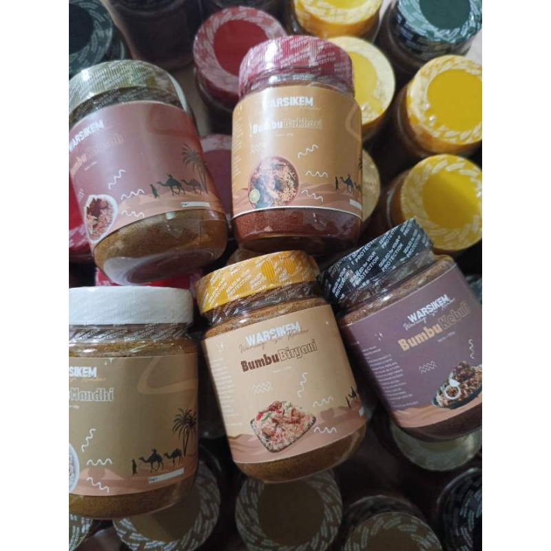 

BUMBU briyani , kebuli, kabsah, mandhi, bukhori 100gram kemasan toples