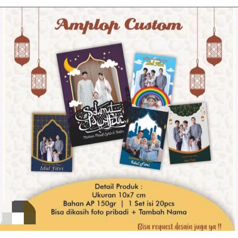 

Amplop lebaran custom per 20pcs