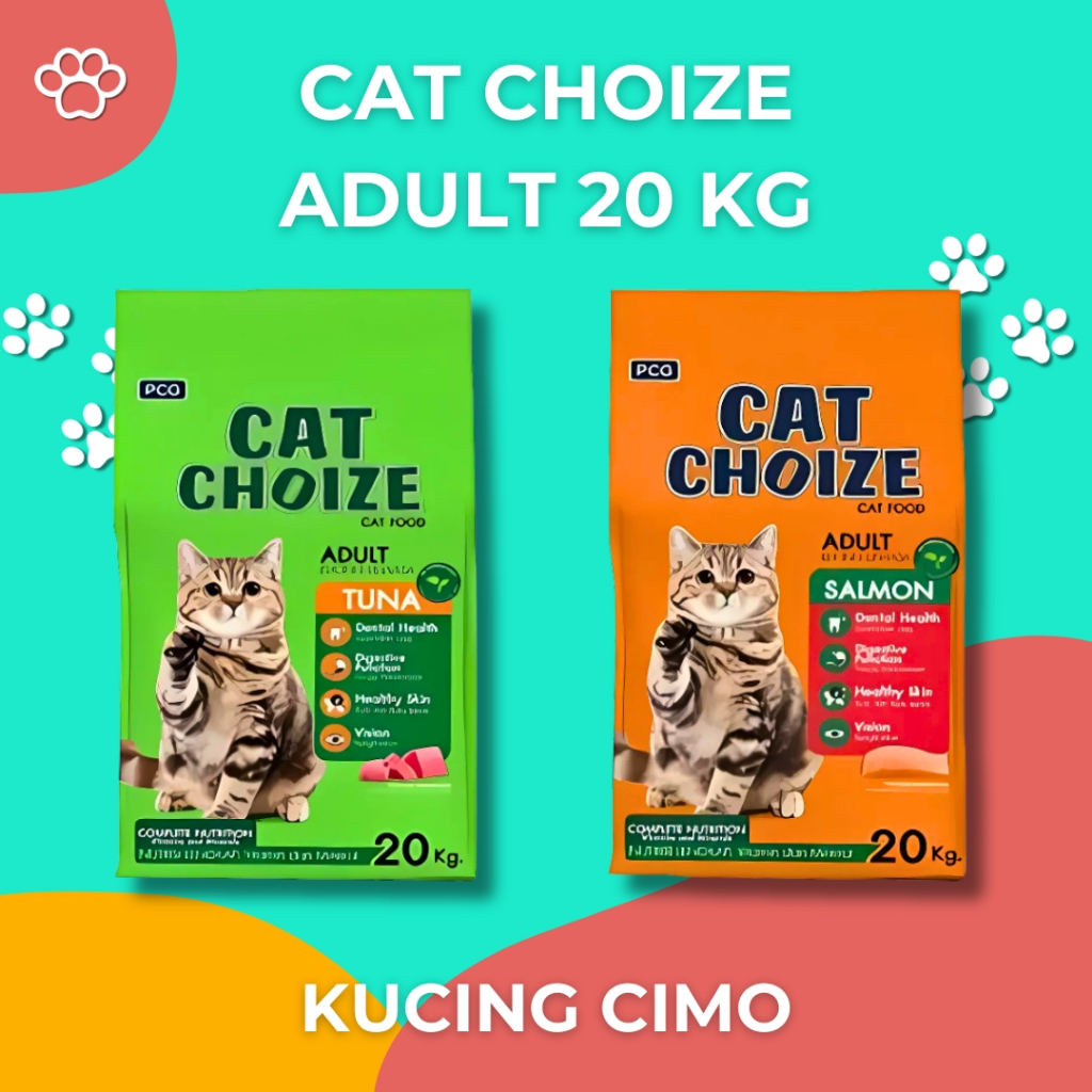 Cat Choize Dry Cat Food Tuna/Salmon 20 kg Makanan Kucing Catfood Choice Catchoize 20kg