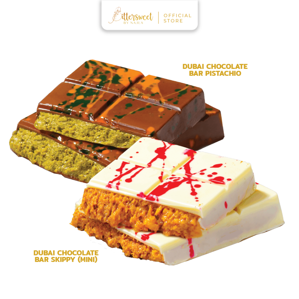 

( Bundle ) 2 Dubai Chocolate Bar BIG SIZE ( Pistachio + Skippy )