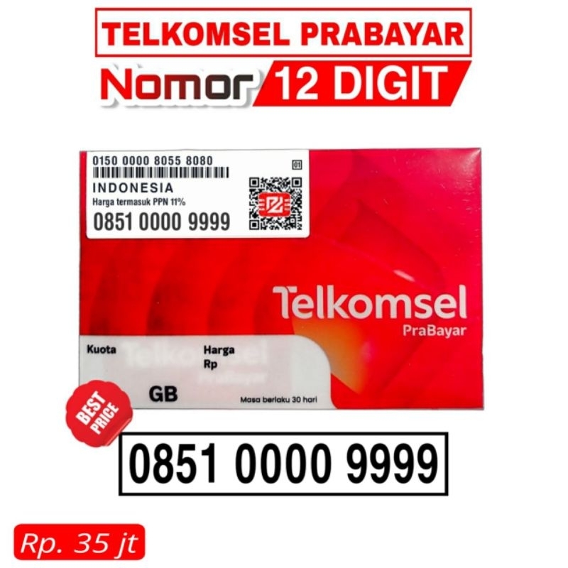 Nomor Cantik Telkomsel As Double Kuartet 0000 9999 - Nomor Cantik As seri AAAA BBBB