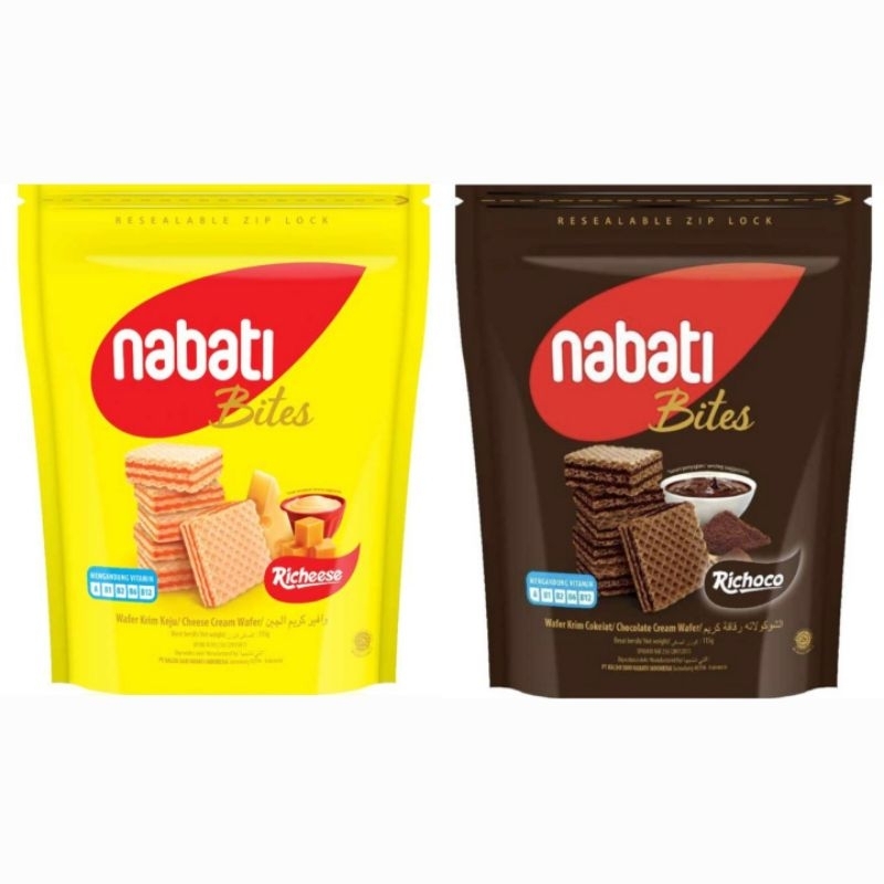 

nabati Richeese Bites Wafer Krim 115 g