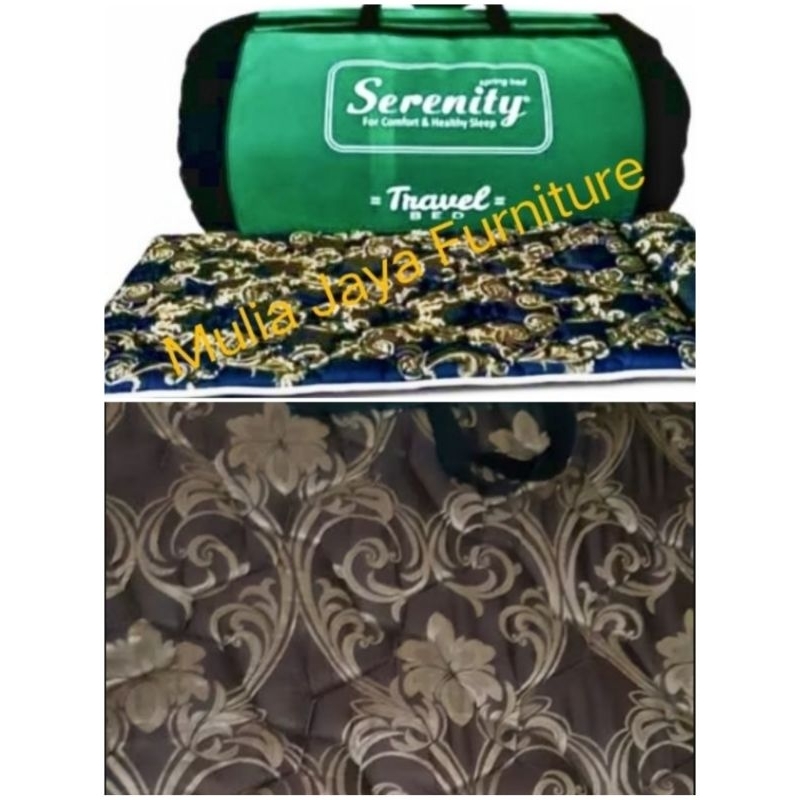 (KHUSUS KARGO) Travel Bed, Kasur Lipat, Kasur Lantai, Kasur Santai "Serenity" By Elite. KASUR PREMIU