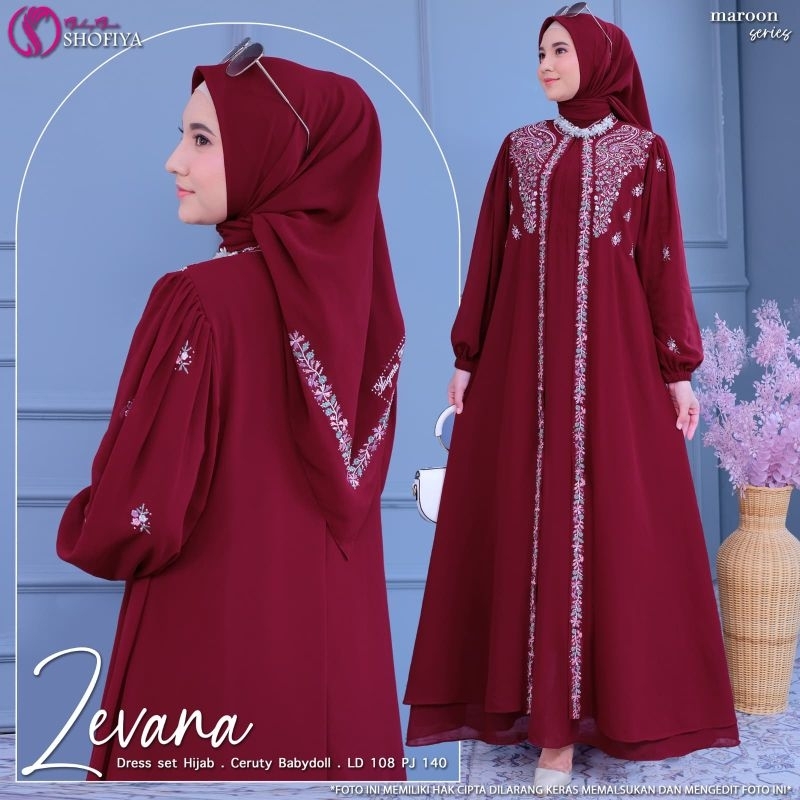 ZEVANA GAMIS SET HIJAB BY SHOFIYA