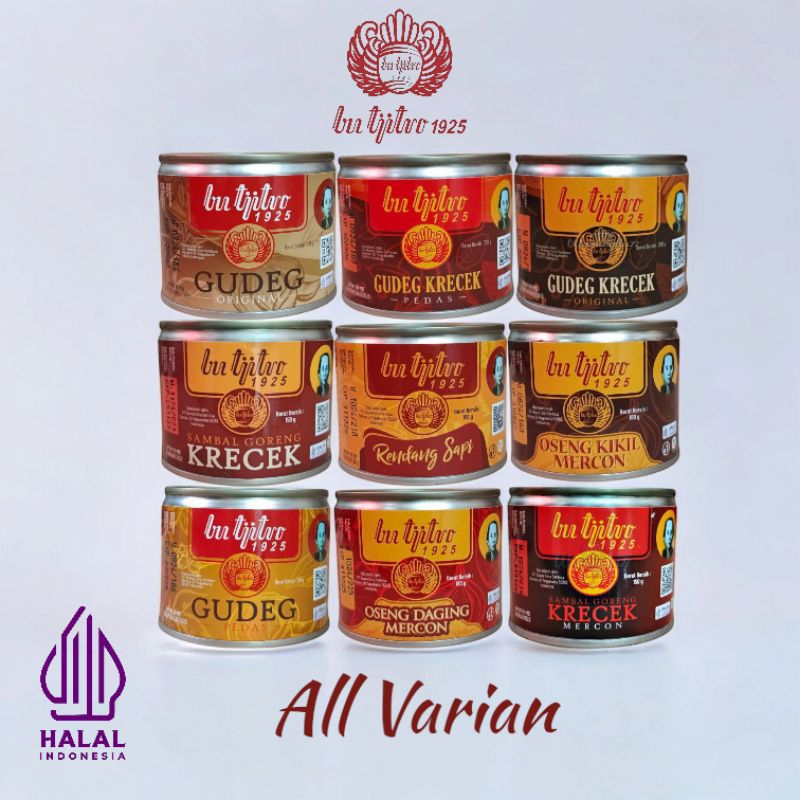 

Gudeg Bu tjitro All Varian [210 gram] -Makanan Khas Jogja -Instan -Spesial Promo Free packing bubble wrap