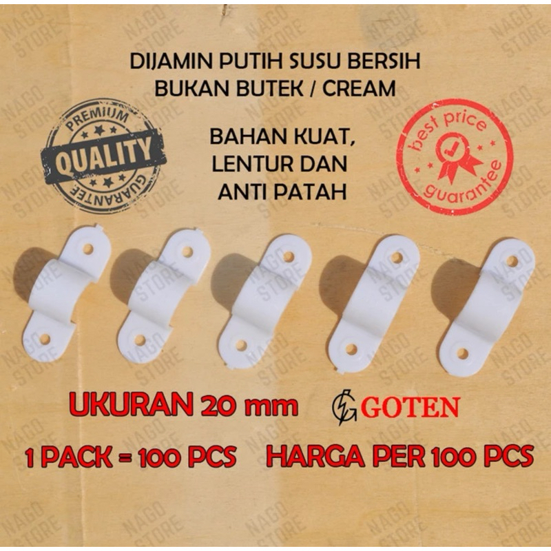 klem conduit 20mm klem pipa listrik