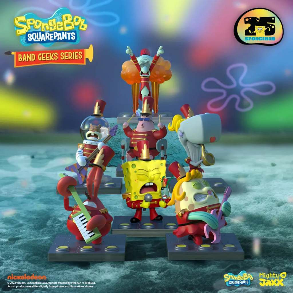 Mighty Jaxx SpongeBob SquarePants Band Geeks Series Blind Box