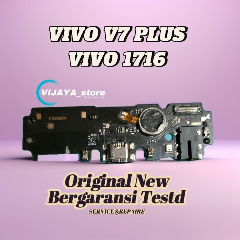 Konektor Cas Papan Pcb Konektor Cas Mic Vivo V7 Plus Model Vivo 1716 Original