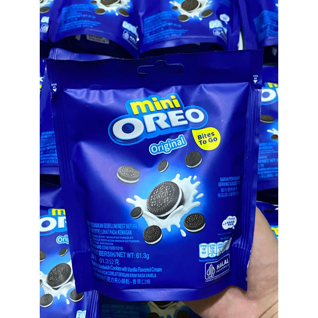 

Mini Oreo Biskuit Original Pouch Pcs 61.3 Gram