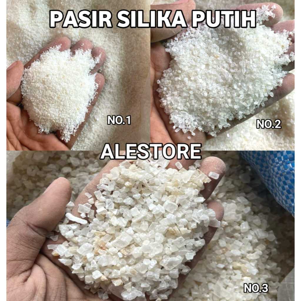 Pasir Silica/Silika Halus dan kasar Aquarium Filter aquarium filter air minum filter kolam Dekorasi 