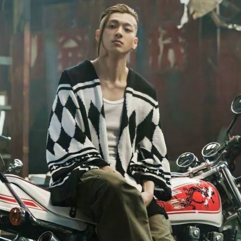 KODE D77Z Cosplay Kimono Draken Cardigan Draken Anime Tokyo Revengers Draken Tokyo