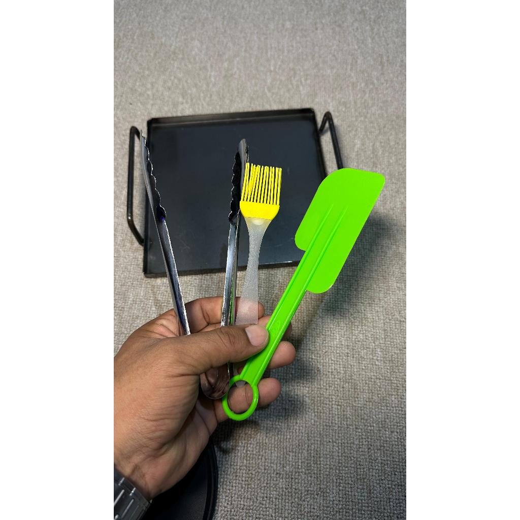 Set wajan datar ukuran 20x20 wajan barberque roti jhon kebab wajan anti lengket