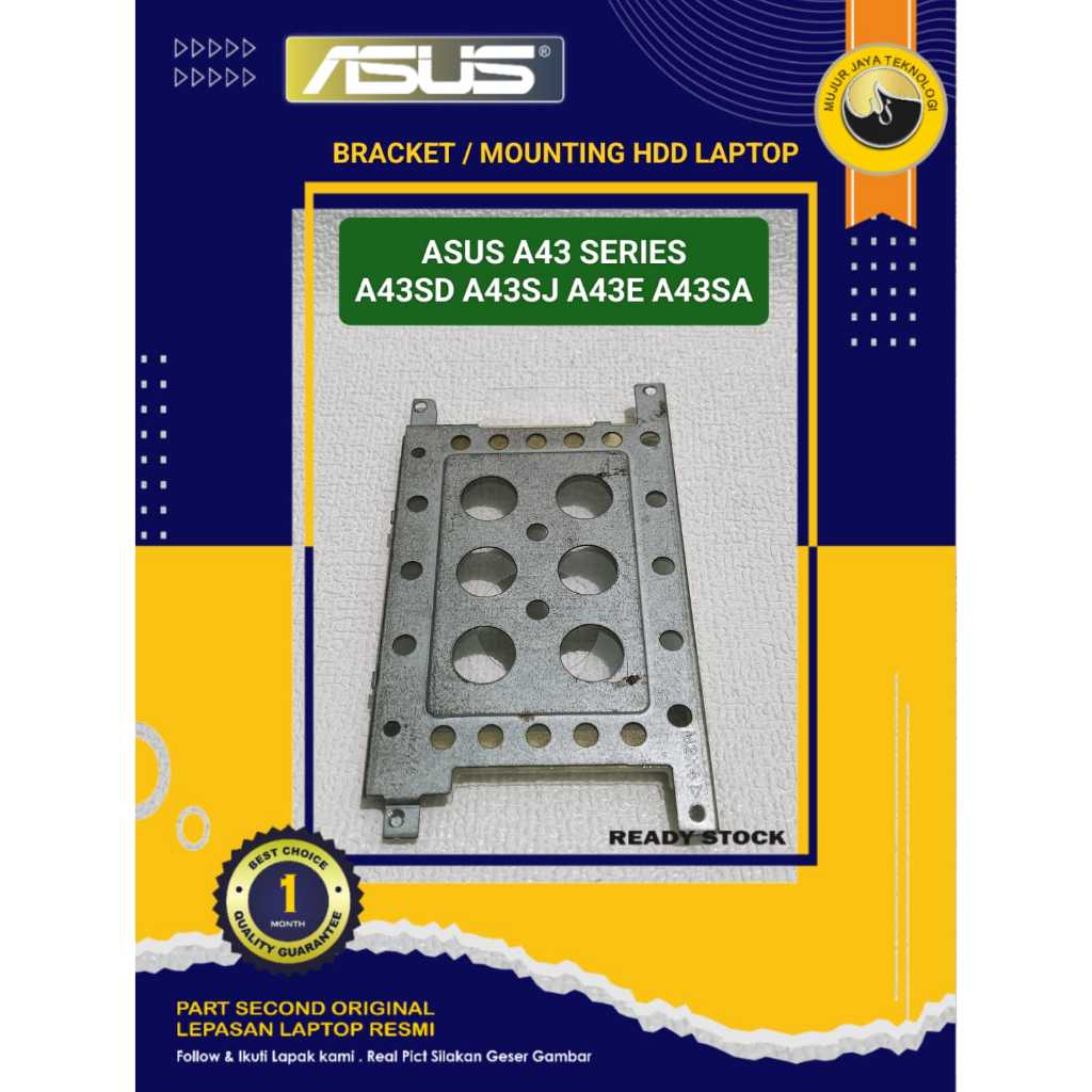 Bracket Hardisk Docking Mounting Bezel Frame HDD Laptop ASUS K43S A43S A43E Original Second