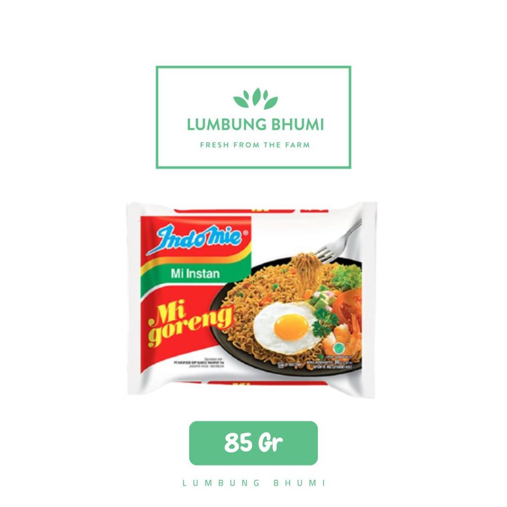 

INDOMIE Mi Goreng 85 Gr Ecer 1 Pcs - Lumbung Bhumi
