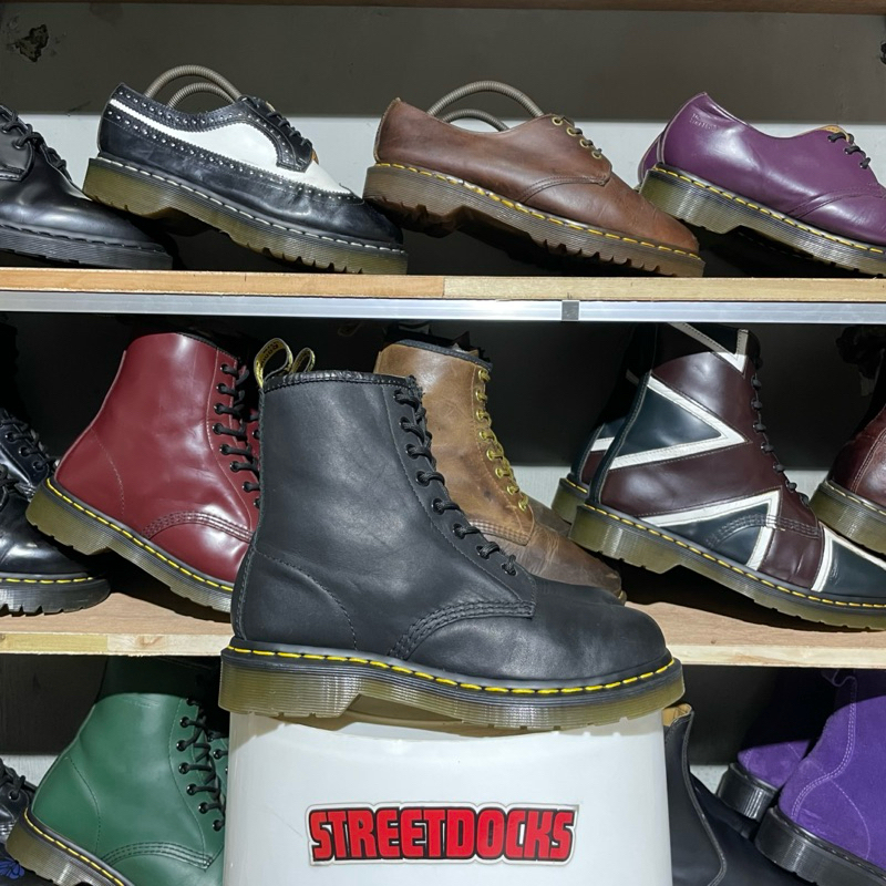 dr martens 1460 black nappa 37