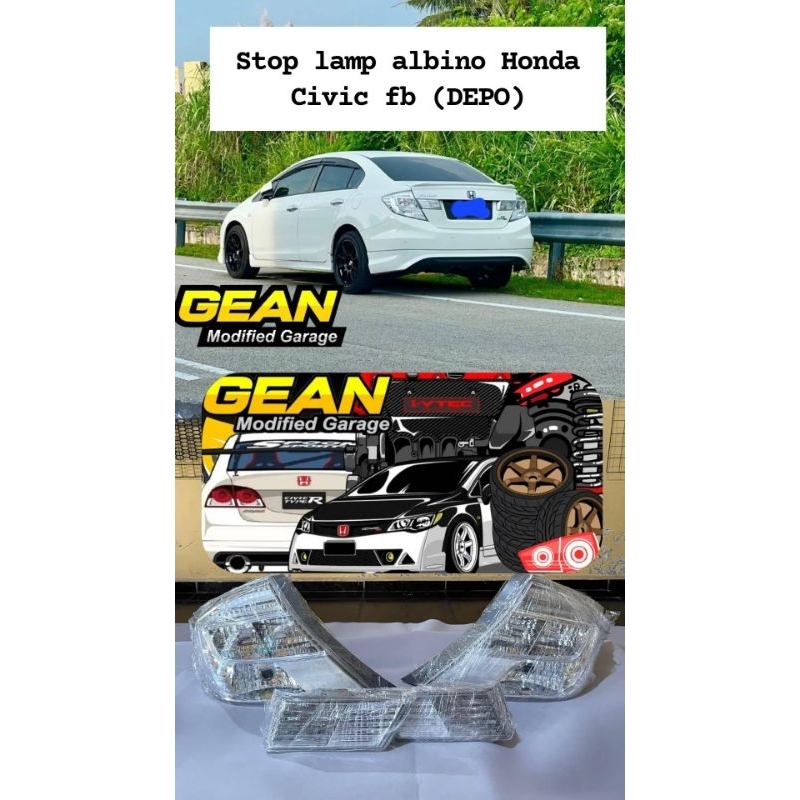 LAMPU BELAKANG ALBINO DEPO HONDA CIVIC FB