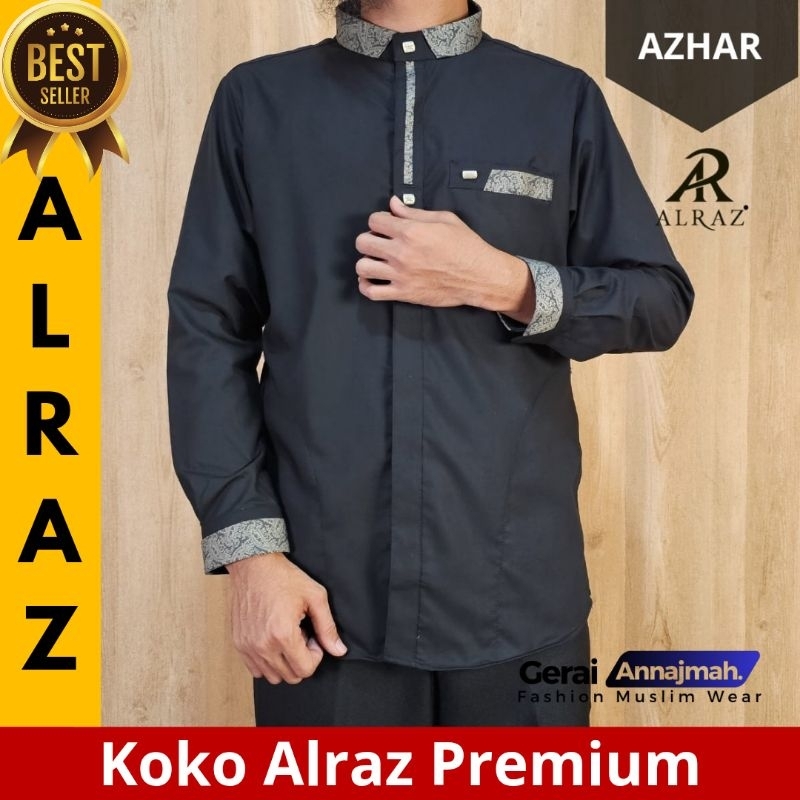 Koko ALRAZ Lengan Panjang Hitam Modern Premium