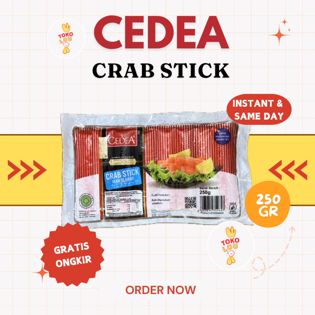 

CEDEA CRAB STICK 250GR