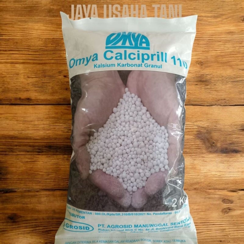 Pupuk Omya Calciprill 110 Calcium Carbonate 2Kg 