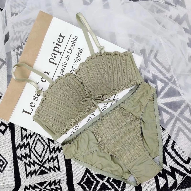 Set Bra Tali Depan Seksi SBG09 by Miss Isyana Set Bra Kemben Cantik Seksi Push Up Bra Set Bra Empuk 