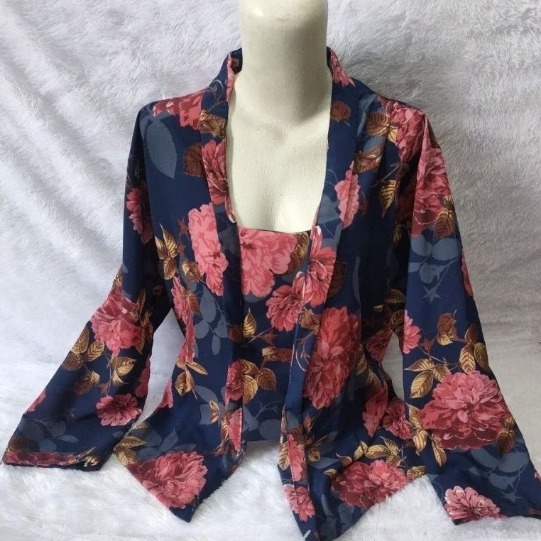 kebayak nenek kebayak nini atasan nenek baju jadul kutubaru nenek bahan gres sifon