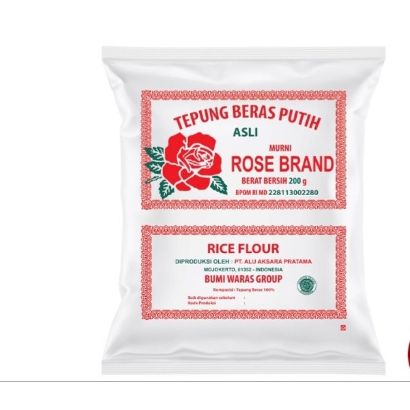 

tepung beras rose brand 200gr