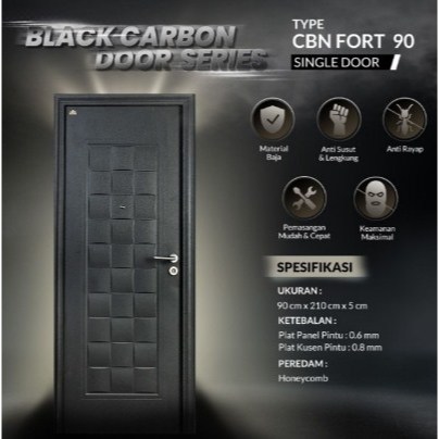 PINTU BAJA FORTRESS / FORTRESS PRIME 90.11 / BLACK CARBON