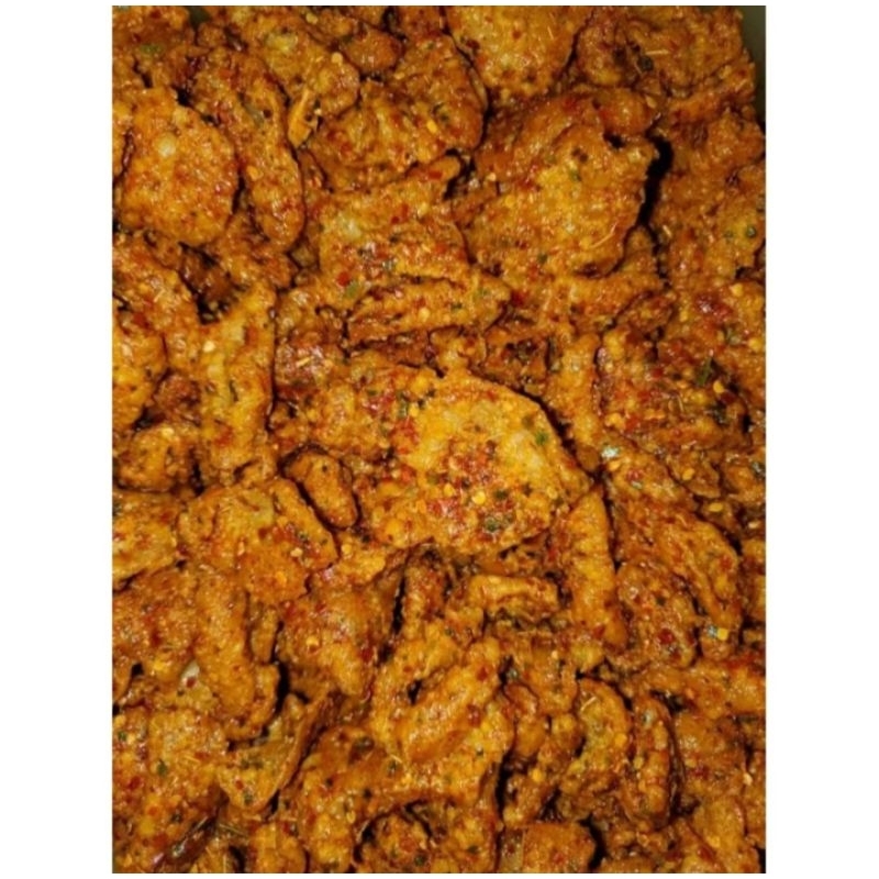

Kulit ayam krispi daun jeruk